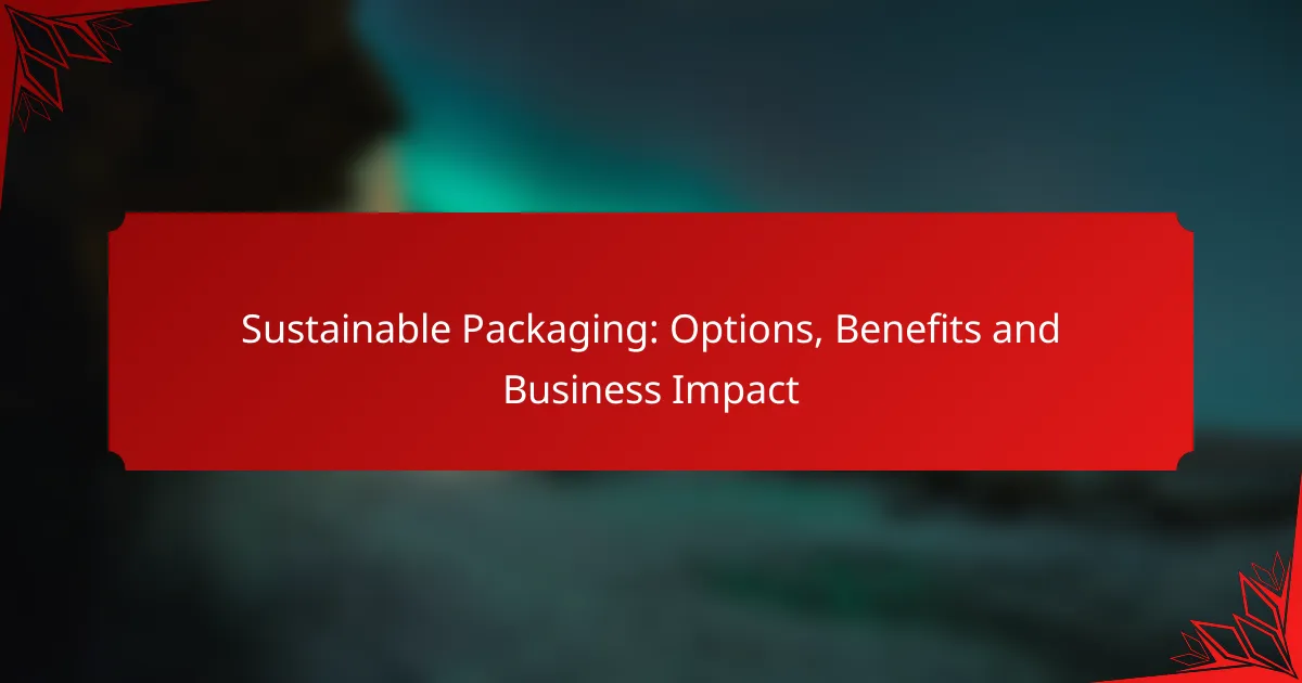 Sustainable Packaging: Options, Benefits and Business Impact